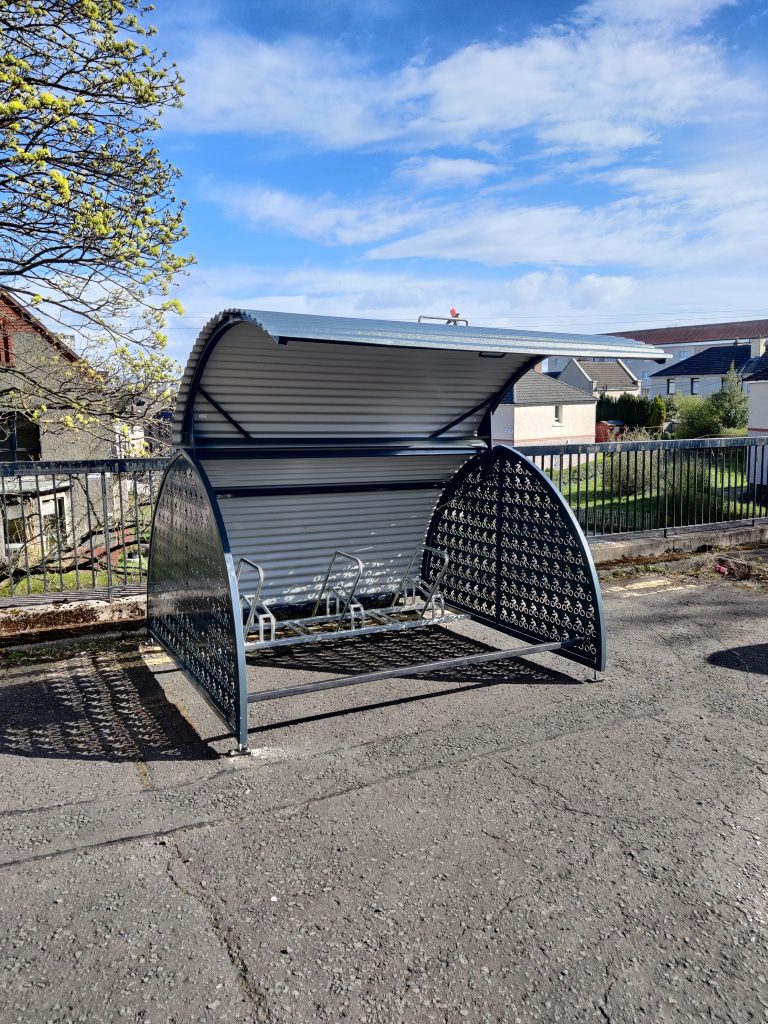 Velobox by Grease Monkey installed within school grounds